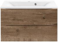 База под раковину Luka 800 подвесная, 2 выкатных ящика soft close, N.Wood, , шт VMC-1L800NW Vincea