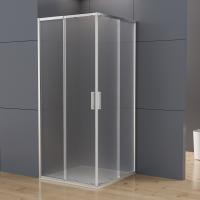 Душевой уголок квадратный/прямоугольный VSS-3RN9090E10MT 800/900 x 800/900 профиль хром стекло текстурное VINCEA