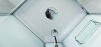 Душевая кабина 900x900x2350 UNO-CAB-R-2-90-P-Cr-TOP BELBAGNO