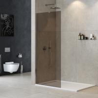 Душевая перегородка.   LIBERTA-L-1-TB-90-BR-Cr 900х1950 Cezares