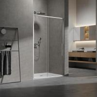 Душевая дверь VDS-6SL120CL 1200x2000 профиль хром стекло прозрачное Vincea