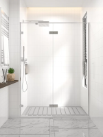 Душевая дверь раздвижная PR3/L-140-01-CH-C4 1400x2000 Цвет профиля Хром Стекло Прозрачное Veconi