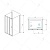 Душевой уголок RGW PA-73-1 (PA-13 + Z-060-2) прямоугольный  150*100*195 0608731150-011 профиль Хром стекло Прозрачное 5 мм RGW
